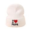 Children'S Hat Autumn And Winter Warm Letter Embroidery Couple Pullover Wool Hat
