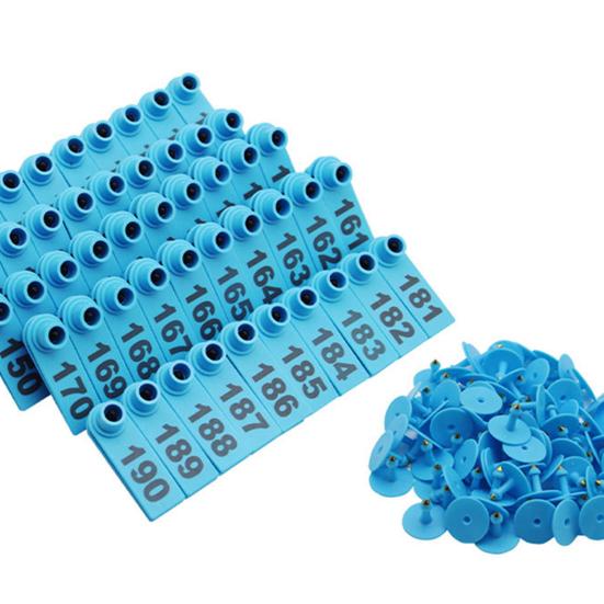 Бирки для ушей овец 001-100 Номерные бирки Бирки для сельскохозяйственных животных Аппликатор для ушных бирок для коров коз овец свиней сельскохозяйственных животных