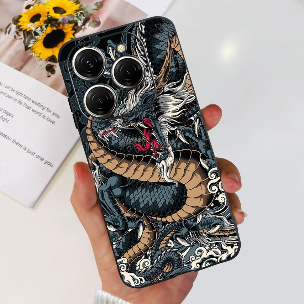 Для Tecno Spark 20 Pro Чехол KJ6 Роскошный Конфетный Расписной Чехол Мягкий Силиконовый Чехол Для Tecno Spark 20 Spark20 Pro Корпус Funda