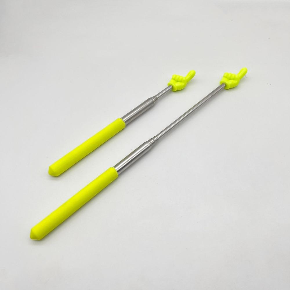 Telescopic Rod Teaching Pointer Stainless Steel Teaching Stick Finger Reading Sticks Teachers