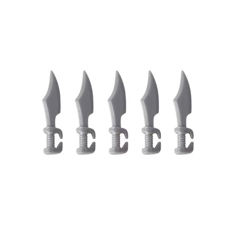 MOC Средневековое Военное Строительные Блоки Аниме Персонаж Аксессуары Золотое Оружие Томагавк Меч Пистолет Шлем Игрушка Подарок R053 Мини Кирпич