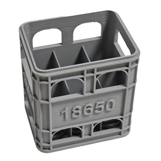 Коробка для хранения батареек с надежной защелкой, компактный органайзер для батареек