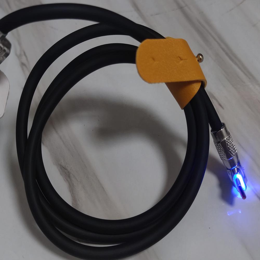 Кабель для сверхбыстрой зарядки и передачи данных Type-C из цинкового сплава мощностью 120 Вт с вращением на 180°, 6 А