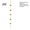 Heavy Duty Rain Chain Outdoor Lotus Metal Garden Hanging Easy to Hang Catcher Cups Outside Gutters Downspouts Replacement Decorative Iron