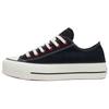Кеды All Star Lift Серия Love Классические Удобные Низкие Холщовые Женские Кроссовки Черные A19059C