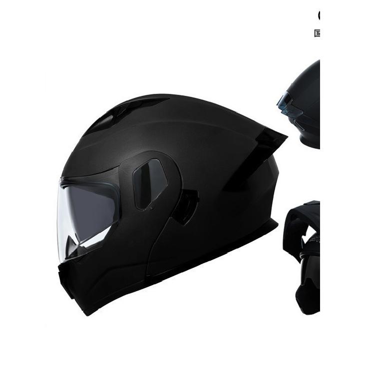 New model open-face motorcycle helmet with dual visors for men and women, full-face electric vehicle helmet
