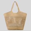 Niche Design Hand-woven Straw Bag Summer Seaside Travel Beach Bag Hollow-out Large Capacity Handbag