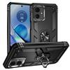 Для Motorola Moto G54 чехол автомобильный магнитный держатель металлическое кольцо противоударные бронированные чехлы для телефонов для Moto G54 G 54 MotoG54 5G задняя крышка