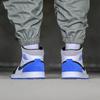 (GS) Air Jordan 1 Mid SE 'Royal Black Toe' Детские BQ6931-102