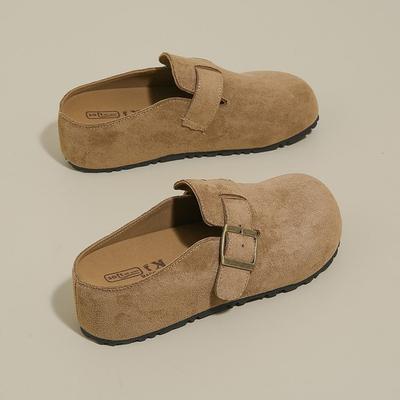 Маленькие Толстоподошвенные Увеличивающие Рост Внутренние Увеличивающие Рост Шлепанцы Haken Детские С Пряжкой Закрывающие Пальцы Одна Нога Полузакрытые Женские