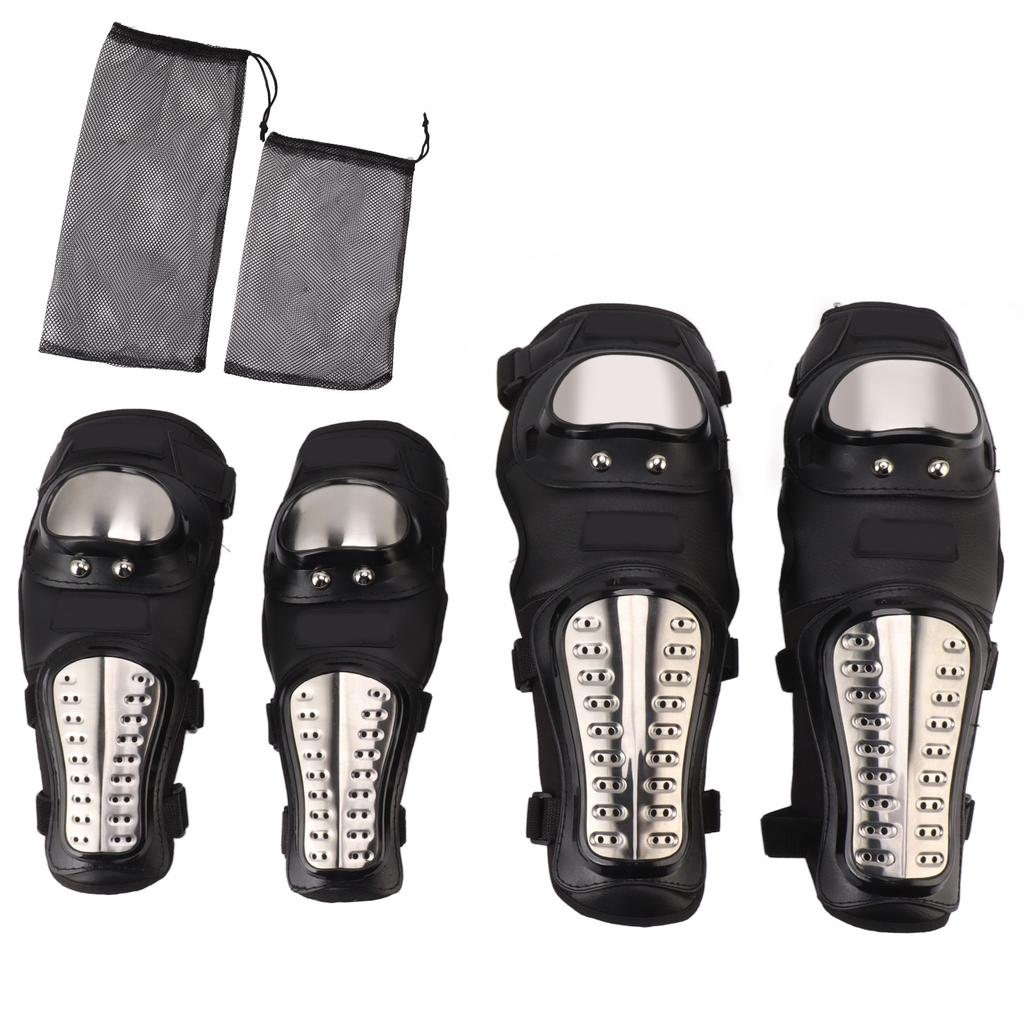 Adult Knee Elbow Pads Breathable Impact Resistant Adjustable Unisex Sport Protective Gear for Motorcycle Riding Skiing