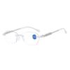 Presbyopic Reading Anti Blue Light Glasses Ultralight Frameless Women Eyeglasses Diopter +1.0 To +4.0 Farsighted Eyewear
