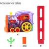 Dominoes Transparent Dominoes Small Train Automatic Placing and Licensing Electric Puzzle Shake Tone Same(Dominica 200 Pieces-)