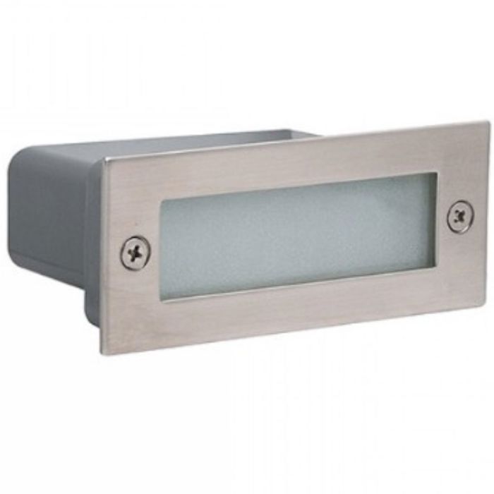 Applique murale LED - HOROZ ELECTRIC - Rectangulaire - 1.2W - IP54 - Aluminium, Acier inoxydable