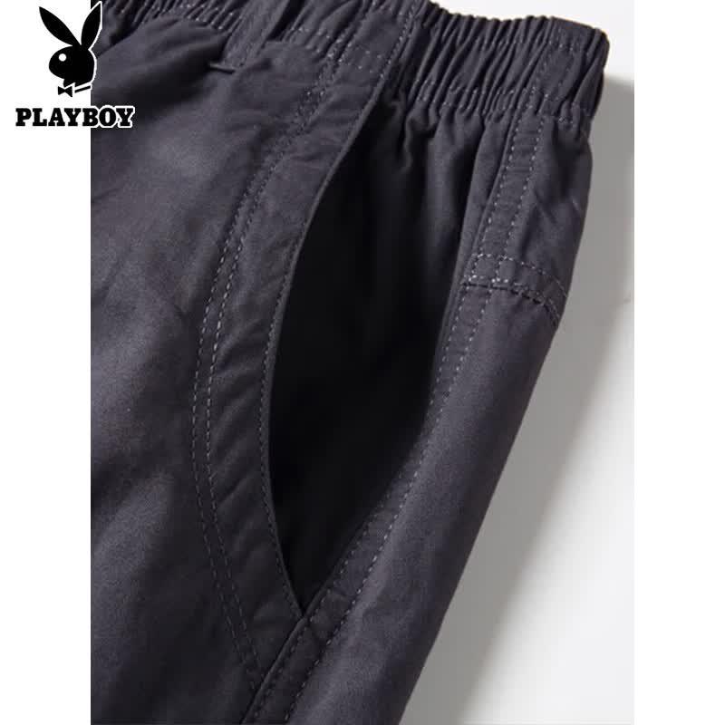 PLAYBOY Мужские повседневные брюки прямого кроя из 100% хлопка