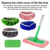 4/6Pcs Microfiber Flat Mop Replacement Cloth Cover Wet Dry Cleaning Washable Mop Covers for Swiffer Sweeping Mop