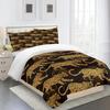 3pcs Luxury Black Geometric Gold Kids Twin Queen King Full Size Duvet Cover Bedding Linen Set 2 Seater Bedspread 200x200 240x220