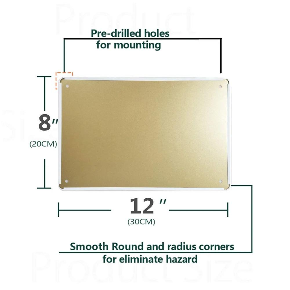 Металлические жестяные таблички - Частная собственность Проход запрещен и Знак видеонаблюдения, 1 шт. Декор камеры видеонаблюдения для дома, для помещений и улицы