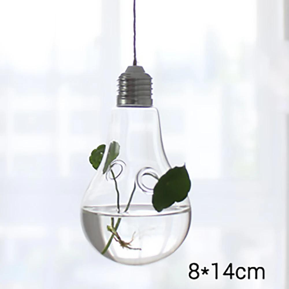 Gifts Hydroponics Hanging Glass Vase Garden Supplies Home Decoration Terrarium Container Portable Flower Plant Pots