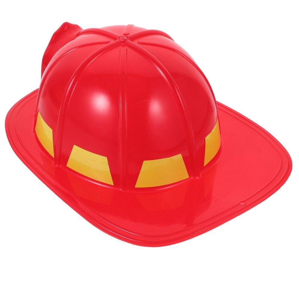 Fireman Hat Simulation Fireman Hat Adjustable Fireman Hat Toy Fireman Safety Helmet Interactive