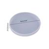Round Coaster Resin Mould Disc Shape Coaster Tray Mould for Resin, Coasters Mould for Making Cup Mat Table Home Decor