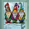 Christmas Acrylic Sun Catcher Colorful Xmas Tree/Gnome Window Hanging Ornament Light Catcher