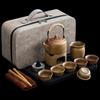 Wo Ding Coarse Pottery Kung Fu Travel Tea Set