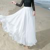 Women's Spring and Summer Vacation Seaside Big Swing Half-body Skirt Beach Casual Skirt