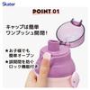 Skater Direct Drinking Water Dishwasher Made in Disney 26 Years Children's Bottle, Plastic, 480ml, One-Push Open/Close, Safe, Japan, Tangled, Old,