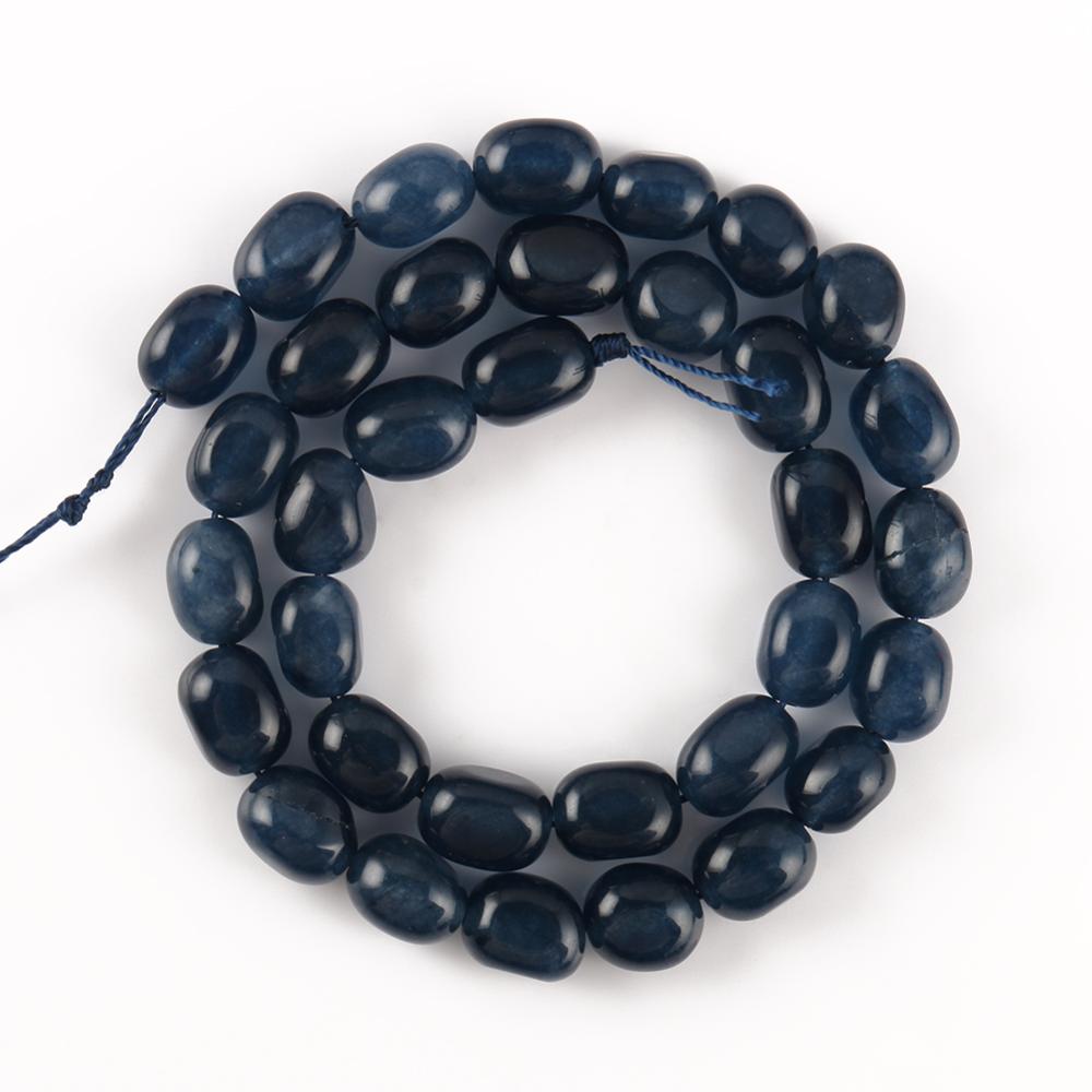 8*11mm Irregular Jades Stone Beads Blue Red Green Pink Grey Purple Loose Beads For Jewelry Making Diy Bracelet Accessories 15''