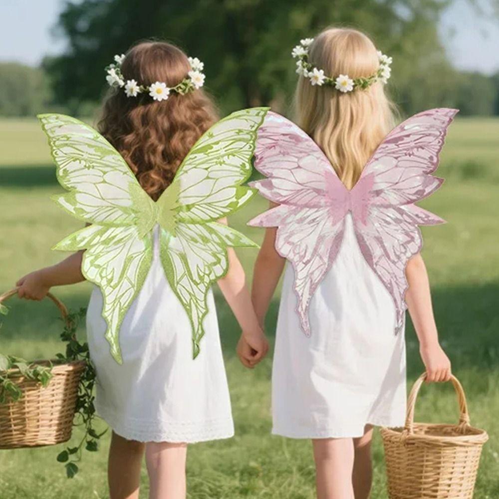 Lightweight Fairy Costume Wing Set Fluttering Wings Dress Up Wings Set Cosplay Costumes