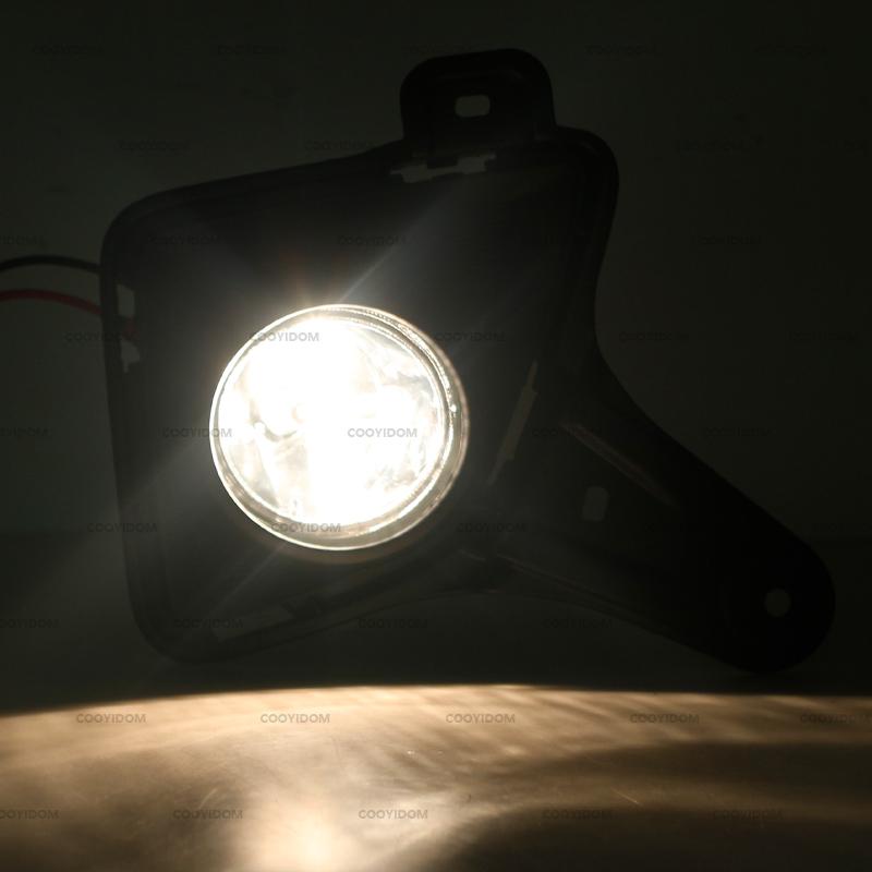 1 пара для Toyota Hiace 2011 2012 2013 автомобиля передний бампер противотуманные фары противотуманные фары дневного света