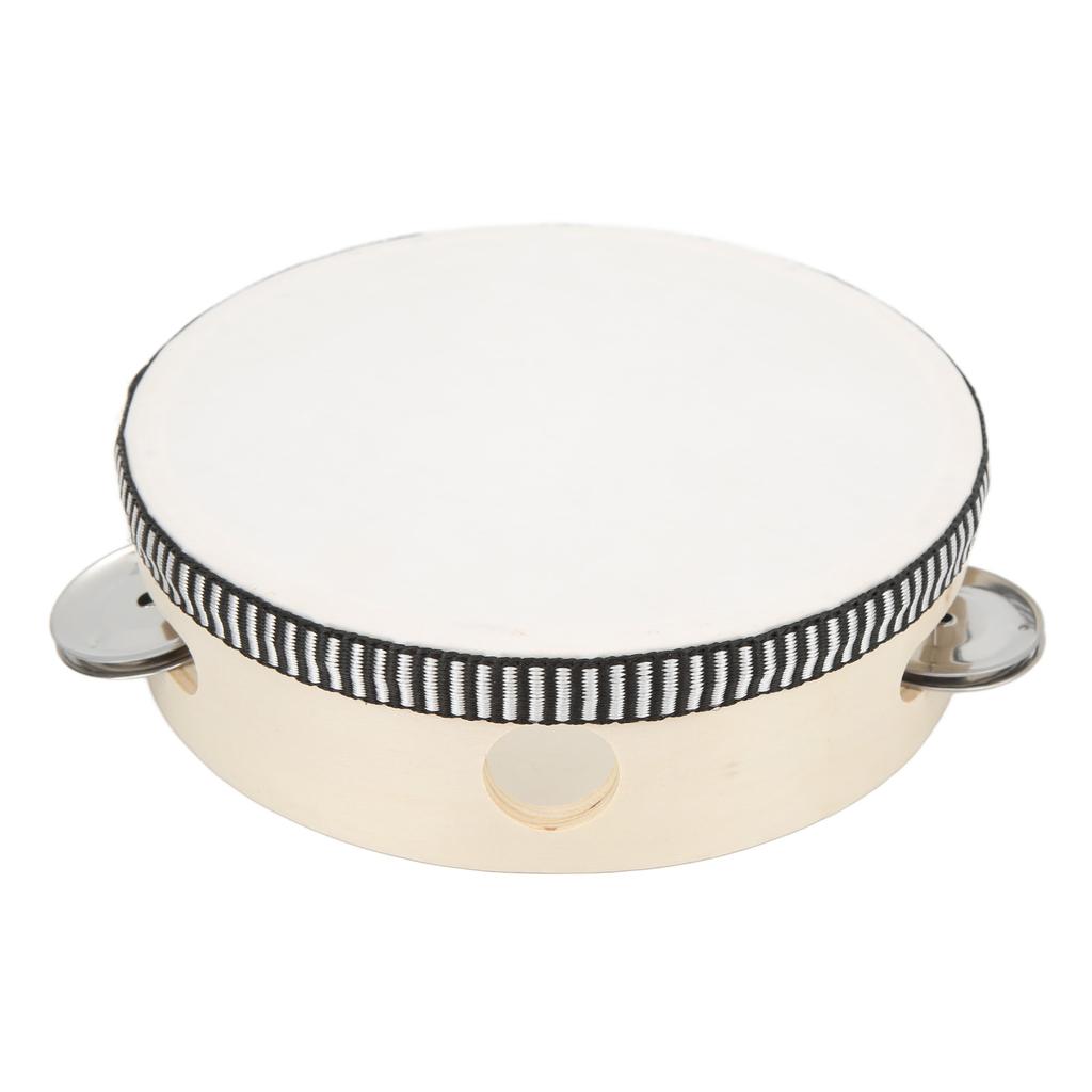 Ручной тамбурин деревянный 154 мм полиэстер четкий звук образовательный тамбурин барабан для выступлений