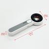 60X Handheld Magnifier with LED Light Illuminated Magnifying Glass Lightweight Luminous Magnifier for Reading Newspaper Jewelry