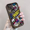 Full Protection Shockproof Case for Apple iPhone Air 17 16 15 14 Pro/Pro Max/Plus/E Series , Fashionable Funny Graffiti Pattern Phone Shell