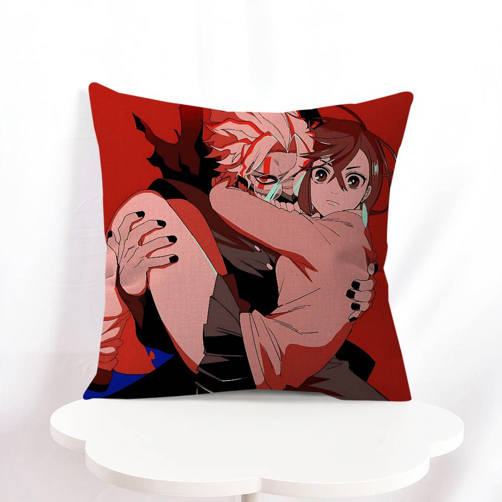 Кен Такакура Офисная подушка-наволочка Подушка для автомобиля Чехол на подушку 45X45СМ Поясничная наволочка Наволочка для диванной подушки