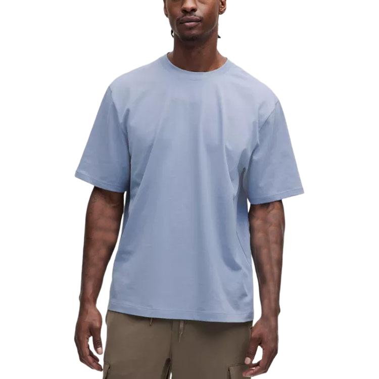 Lululemon Heavyweight T-Shirts Men's Crew Neck Moderate Straight Fit LM3FBSS