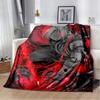 Fullmetal Alchemist Dark Anime Throw Blanket, Edward Elric Magic Circle Print Soft Flannel Blanket, Bedroom Sofa Decor Gift