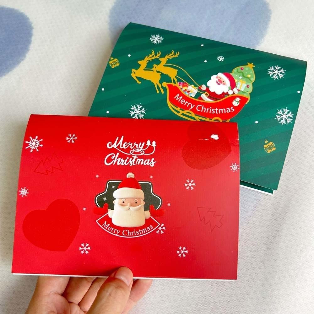 Magnetic Christmas Recording Box Button Batteries Phonograph Blessing Card Mother's Day