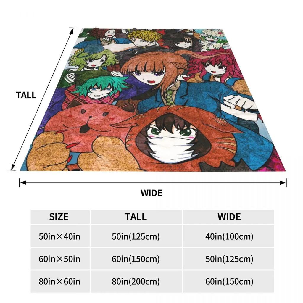 YTTD аниме Shin Sou Idk Sara пододеяльник фланель Your Turn To Die игра легкие пледы для самолета дорожный коврик для кровати