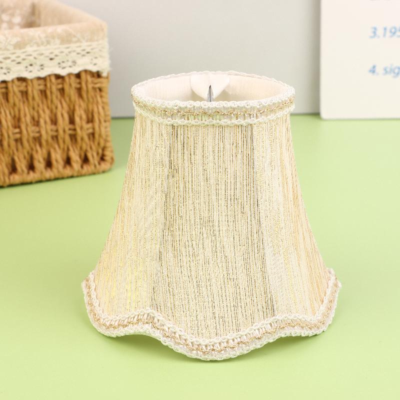 1 шт. Аксессуары для домашнего освещения Тканевый абажур Простой абажур для люстры Чехол-ракушка DIY Декорация