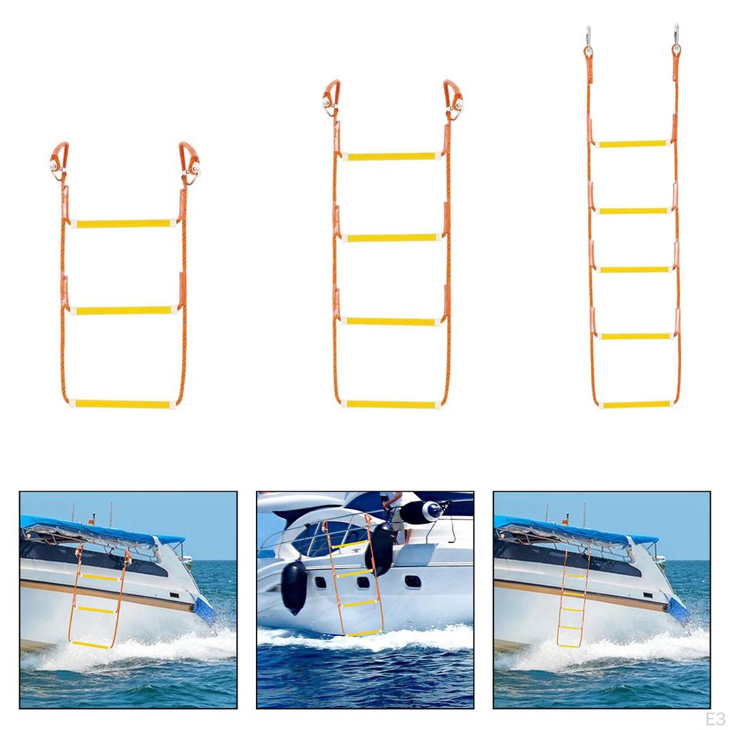 Boat Rope Ladder for Easy Access To Canoes And Motorboats