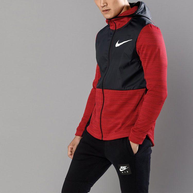 Nike Куртки Мужские Красные С капюшоном Умеренные Другое 857045-657