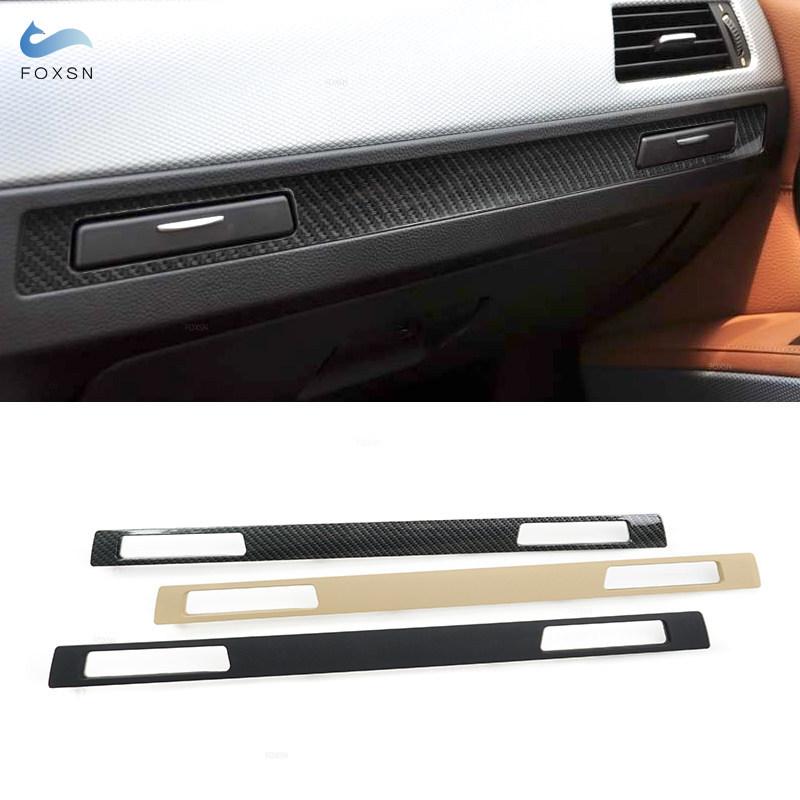 LHD For BMW 3 Series E90 E92 E93 2005-2012 Car Inner Center Console Glove Box Water Cup Holder Panel Cover Trim Strip Decoration
