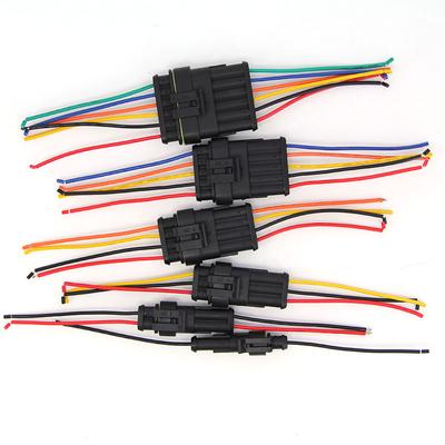 1 пара 1P 2P 3P 4P 5P 6P Way водонепроницаемый электрический автомобильный разъем мужской женский штекер с проводом кабель для автомобиля мотоцикла провода