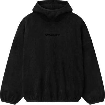 Fear of God Essentials Suede Fleece Modern Hoodie Винтажный черный Мужские топы 192HO256941F