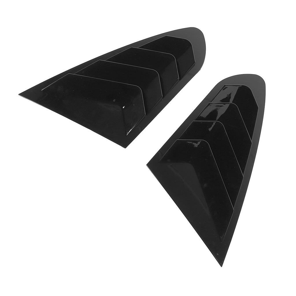 P of Rear Side Window Louver Cover Left Right Rear Window Vent Scoop Shades Cover for 4 Series F36 2014-2020