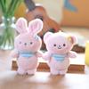 Cute Little Rabbit Pendant Plush Toy Doll Bear Schoolbag Hanging Decoration Keychain Doll Doll
