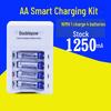 No. 7 Rechargeable Battery Charger Set for No. 5/AAA Batteries, Charges 1.2V NiMH.