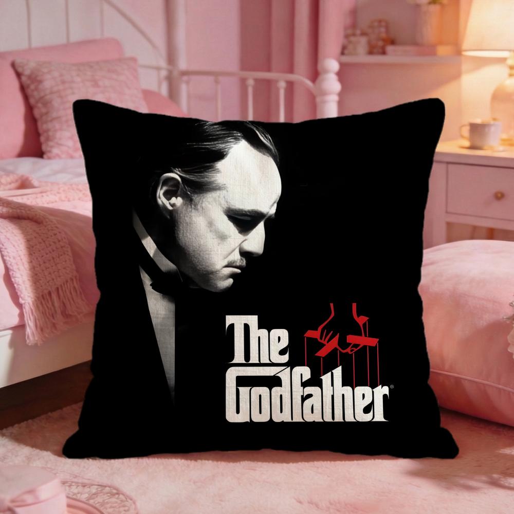 The GGodfather Movie Cushion Cover Premium Comfort Reversible Pillow Cove Two In One Design For Any Room Car Interior